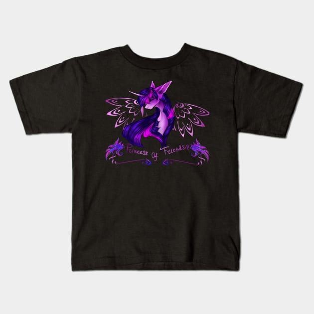 Princess Twilight Kids T-Shirt by Oxagent